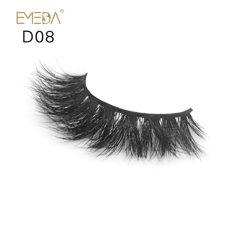 100% Siberian Real Mink Furs Eyelashes,Strips Individual 3D Mink Eyelash Wholesale Supplies YH018